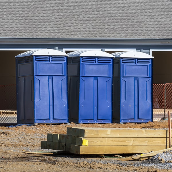 how can i report damages or issues with the porta potties during my rental period in Wailua